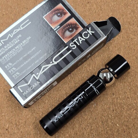 MAC Mini Mascara Macstack Infinite-Build Volume + Length 0.27 OZ 8ML - Picture 1 of 5
